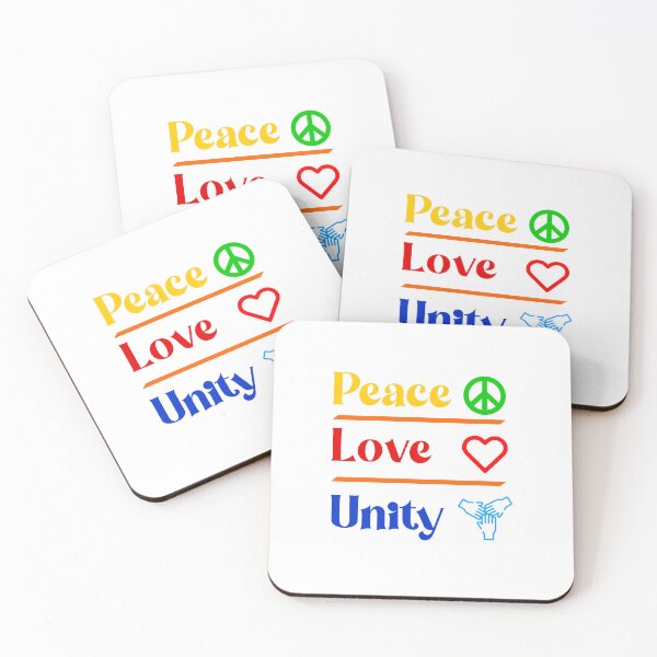 Item preview, Peace, Love & Unity  designed and sold by Vrajjoshistudio.