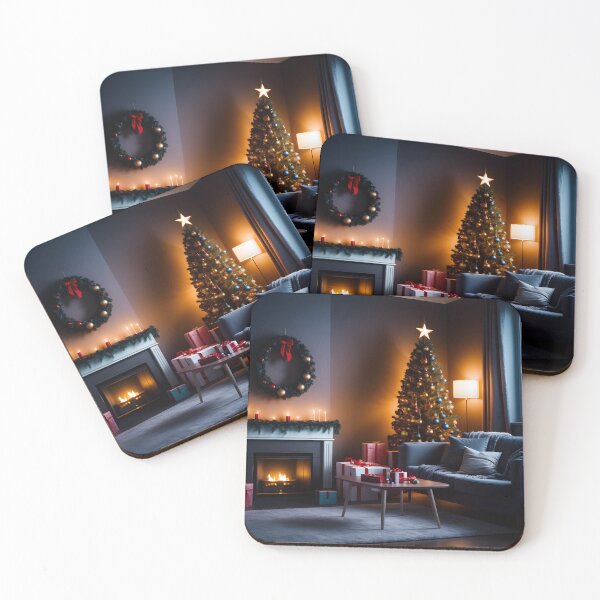 Item preview, xmas living room interior designed and sold by aimarketspot.