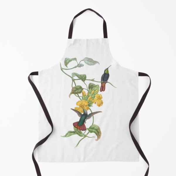 Item preview, Elliots Topaz Hummingbirds Vintage Watercolor by John Gould  designed and sold by ElegantTeaTime.