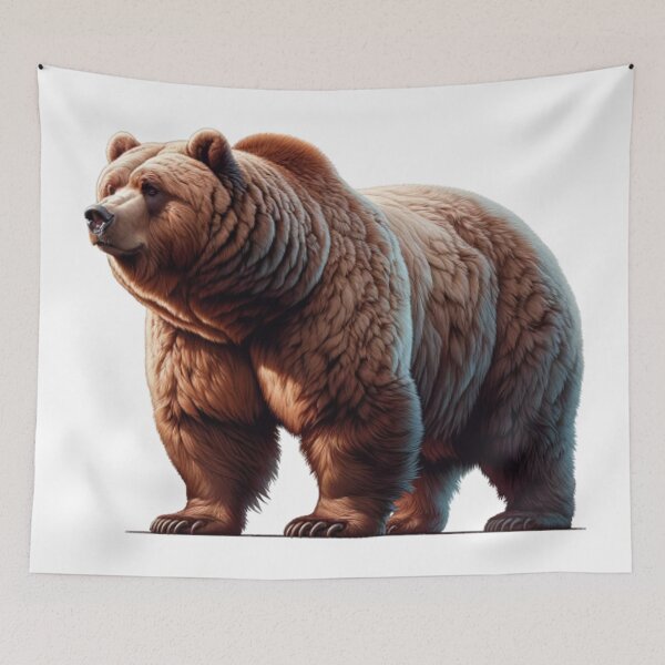 Item preview, Large Grizzly Bear designed and sold by DressDigi.