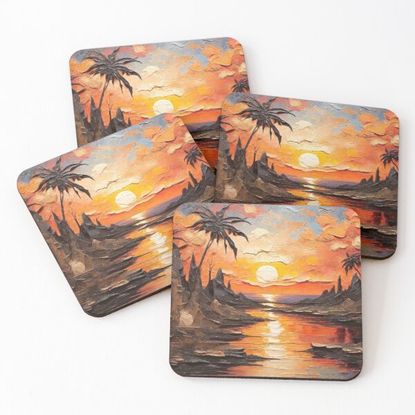 Item preview, Island Sunset designed and sold by kultomatic.