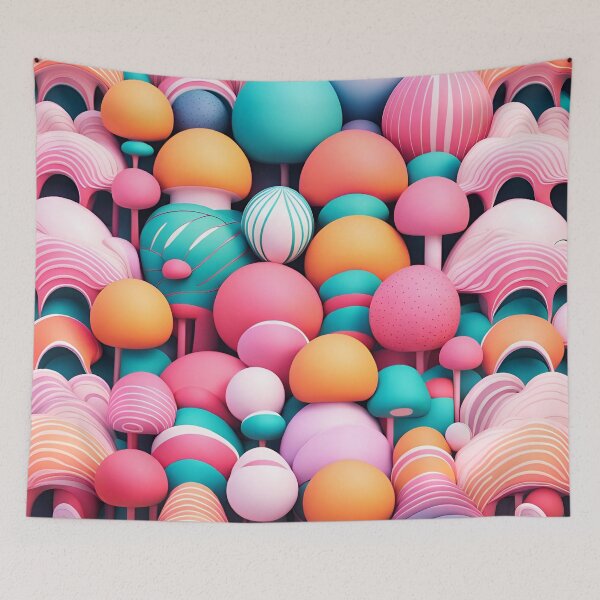 Item preview, Pink Kawaii Pattern designed and sold by ARichArts.