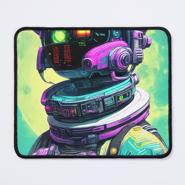 Item preview, Purple robot futuristic, scifi, robotics, cool, space, tech, cyber designed and sold by Cyber Kids.