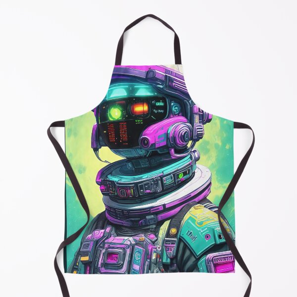 Item preview, Purple robot futuristic, scifi, robotics, cool, space, tech, cyber designed and sold by Cyber Kids.