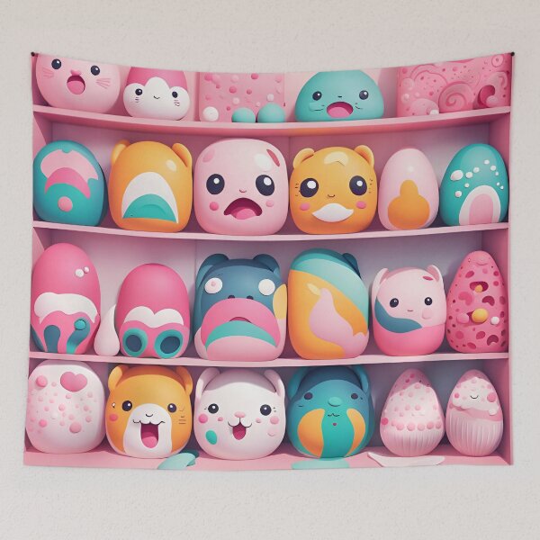 Item preview, Pink Kawaii Pattern designed and sold by ARichArts.