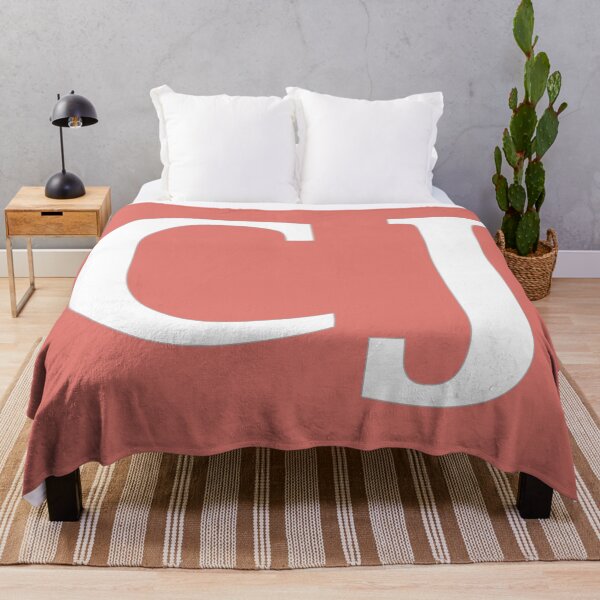 Item preview, CJ Initials Monogram Elegant White Letters designed and sold by Jeallan Designs.