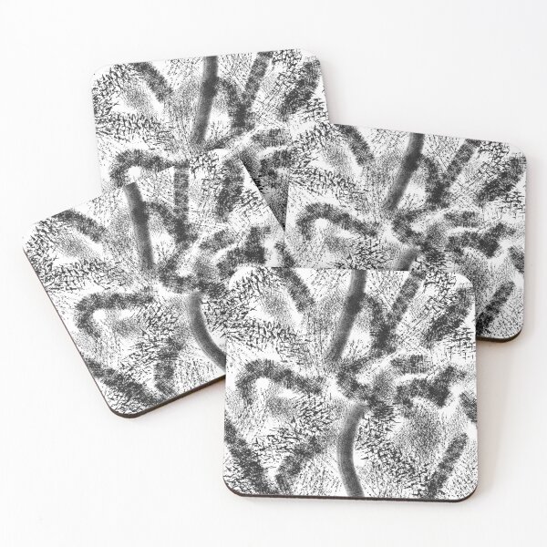 Item preview, Textured Streaks Medley Black & White designed and sold by ara-designs.