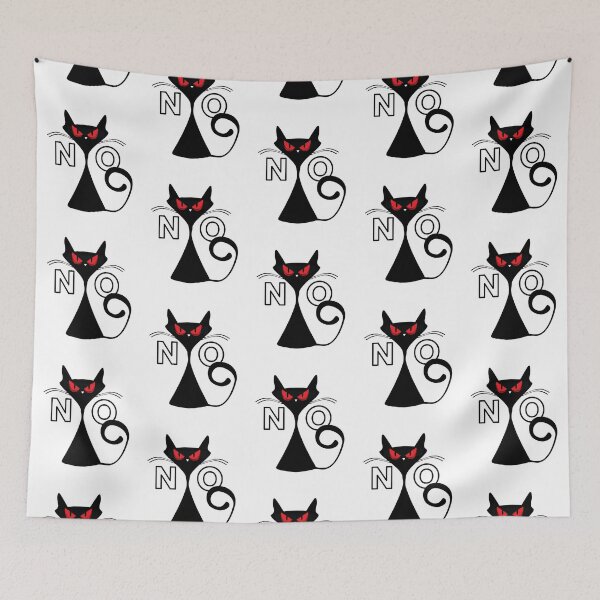 Item preview, Angry black cat say NO designed and sold by InverseArt.