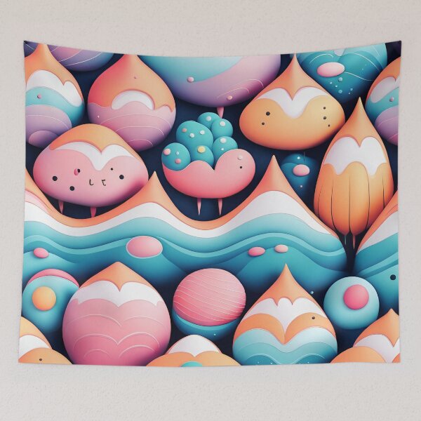 Item preview, Pink Kawaii Pattern designed and sold by ARichArts.