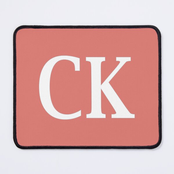 Item preview, CK Initials Monogram Elegant White Letters designed and sold by Jeallan Designs.