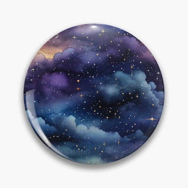 Item preview, Starry night watercolor pattern #7 designed and sold by NatureSight.