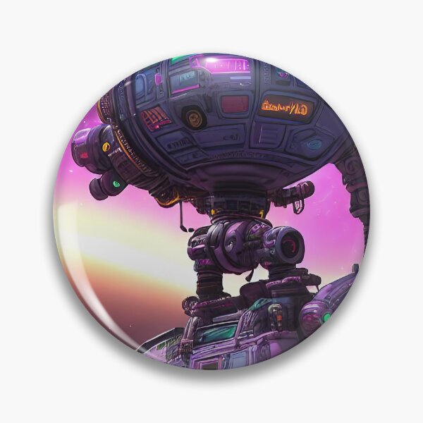 Item preview, Purple robot futuristic, scifi, robotics, cool, space, tech, cyber designed and sold by Cyber Kids.