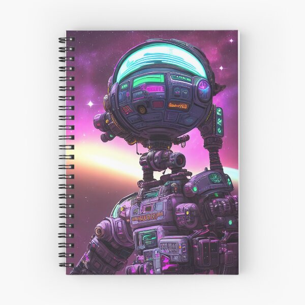 Item preview, Purple robot futuristic, scifi, robotics, cool, space, tech, cyber designed and sold by Cyber Kids.
