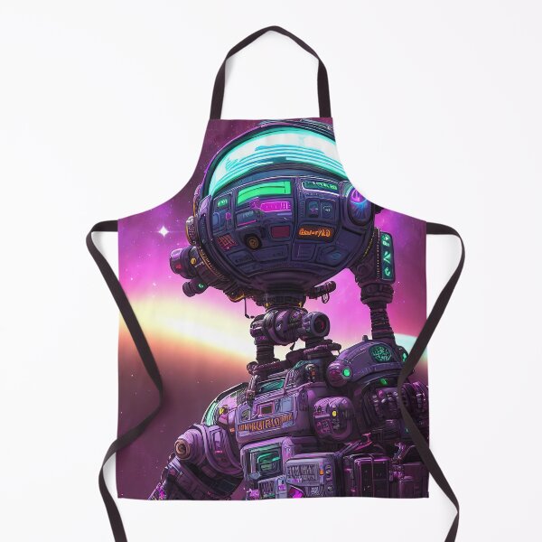 Item preview, Purple robot futuristic, scifi, robotics, cool, space, tech, cyber designed and sold by Cyber Kids.