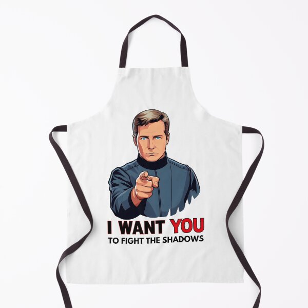 Item preview, I Want You to Fight the Shadows - Captain - Funny Sci-Fi designed and sold by Fenay Designs.