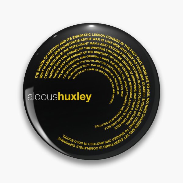 Item preview, Aldous Huxley famous quotes poster [gold] designed and sold by CMYKStudio.