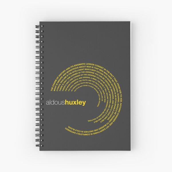 Item preview, Aldous Huxley famous quotes poster [gold] designed and sold by CMYKStudio.