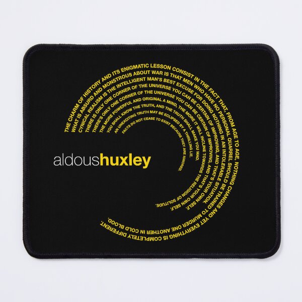 Item preview, Aldous Huxley famous quotes poster [gold] designed and sold by CMYKStudio.