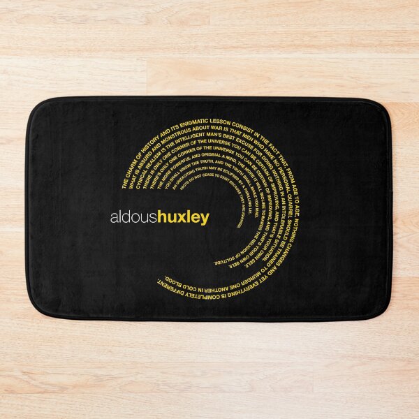 Item preview, Aldous Huxley famous quotes poster [gold] designed and sold by CMYKStudio.
