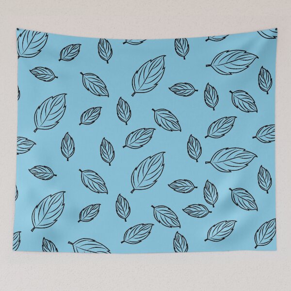 Item preview, Powder Blue Leaf's Pattern. designed and sold by ARichArts.