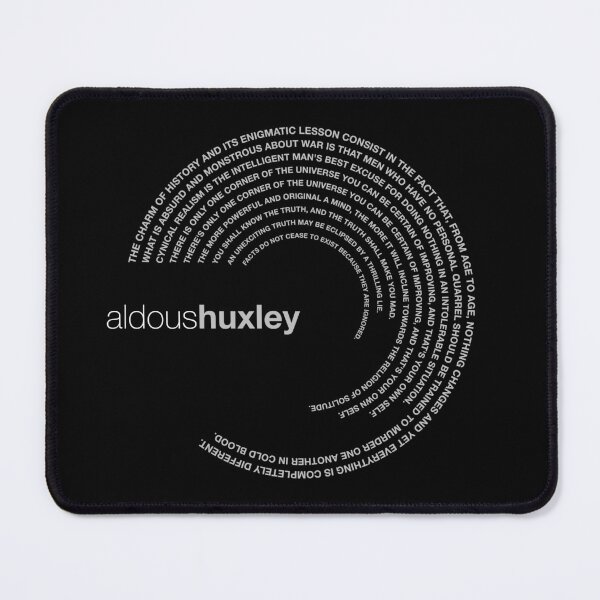 Item preview, Aldous Huxley famous quotes poster [silver] designed and sold by CMYKStudio.