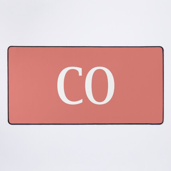 Item preview, CO Initials Monogram Elegant White Letters designed and sold by Jeallan Designs.