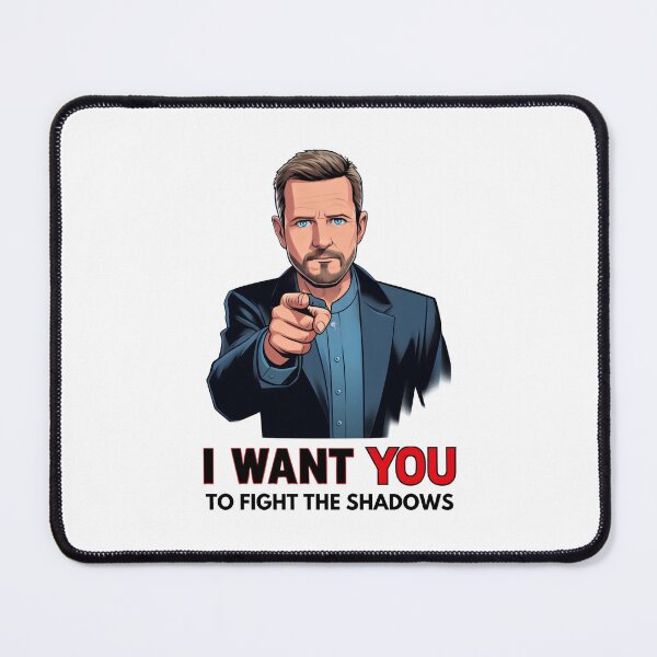Item preview, I Want You to Fight the Shadows - President - Funny Sci-Fi designed and sold by Fenay Designs.