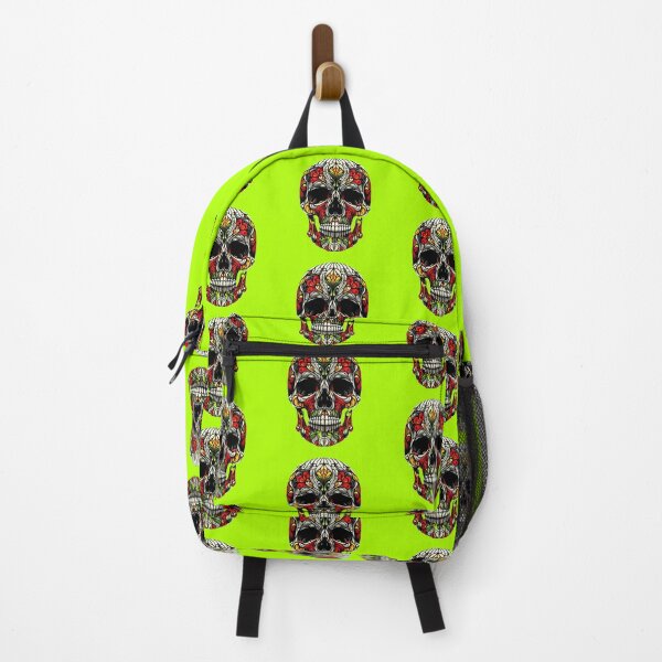 Item preview, Smiling Skull in Stained Glass for Halloween designed and sold by erkabees.