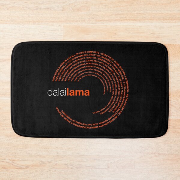 Item preview, Dalai Lama famous quotes poster [orangered] designed and sold by CMYKStudio.