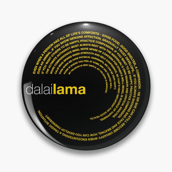 Item preview, Dalai Lama famous quotes poster [gold] designed and sold by CMYKStudio.