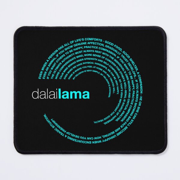 Item preview, Dalai Lama famous quotes poster [aqua] designed and sold by CMYKStudio.