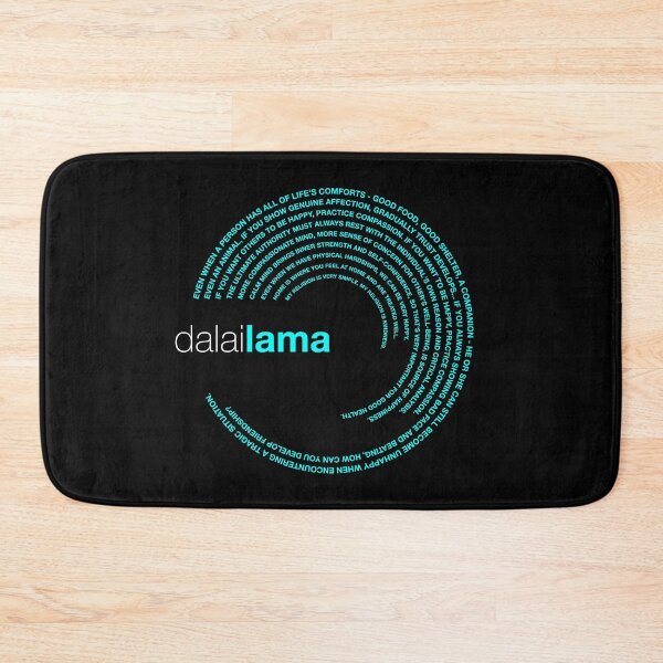 Item preview, Dalai Lama famous quotes poster [aqua] designed and sold by CMYKStudio.