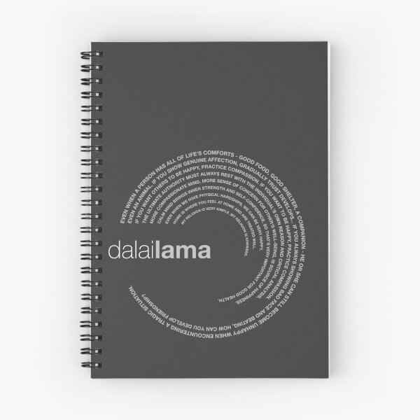 Item preview, Dalai Lama famous quotes poster [silver] designed and sold by CMYKStudio.