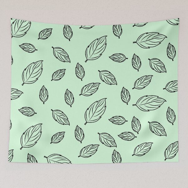 Item preview, Snowy Mint Leaf's Pattern. designed and sold by ARichArts.