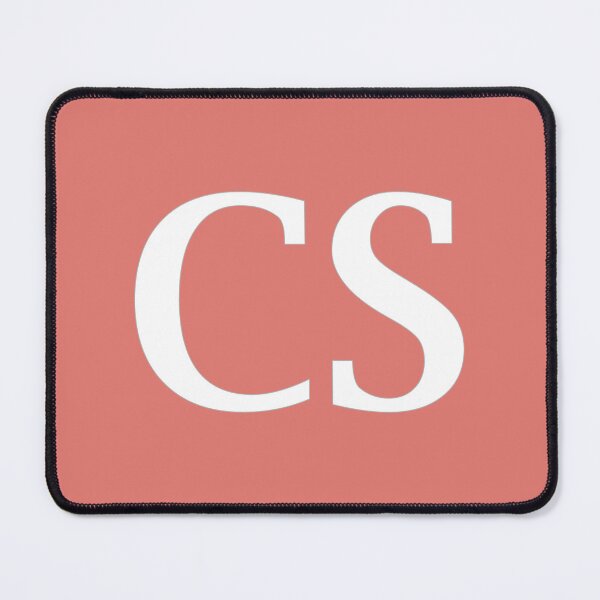 Item preview, CS Initials Monogram Elegant White Letters designed and sold by Jeallan Designs.