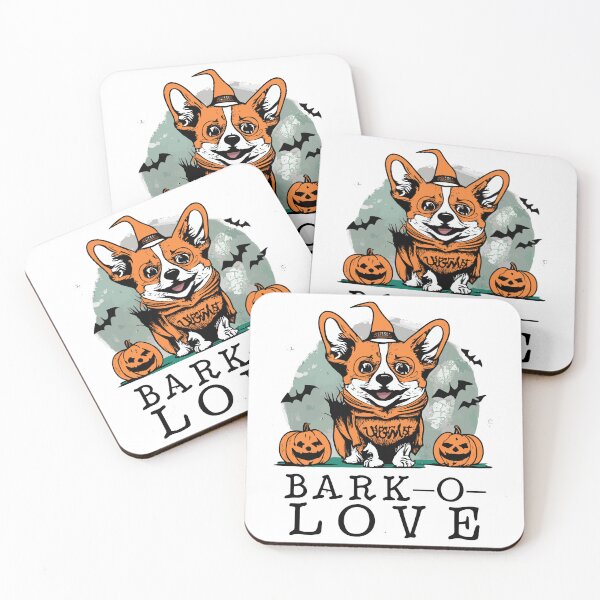 Item preview, Cute Halloween Corgi: Bark-O-Love designed and sold by Witcrafters.