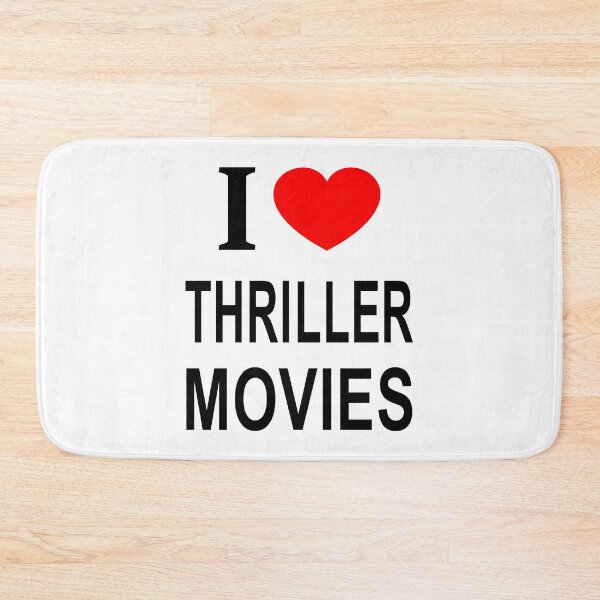 Item preview, I ❤️ THRILLER MOVIES I LOVE THRILLER MOVIES I HEART THRILLER MOVIES designed and sold by usernamenaijan.