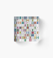 racing silks Acrylic Block