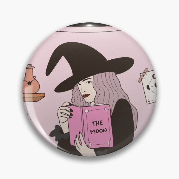Item preview, Moon witch making her magic potions  designed and sold by BujobyMari.
