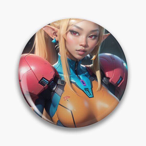 Item preview, Portrait Of A Warrior - Samus Cosplay Series - 2 designed and sold by cyberdoll-AI.