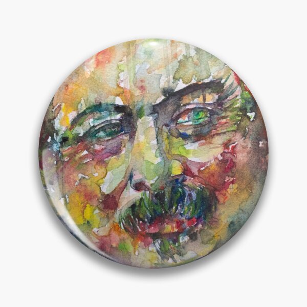 Item preview, ALEXANDRE DUMAS watercolor portrait .1 designed and sold by lautir.