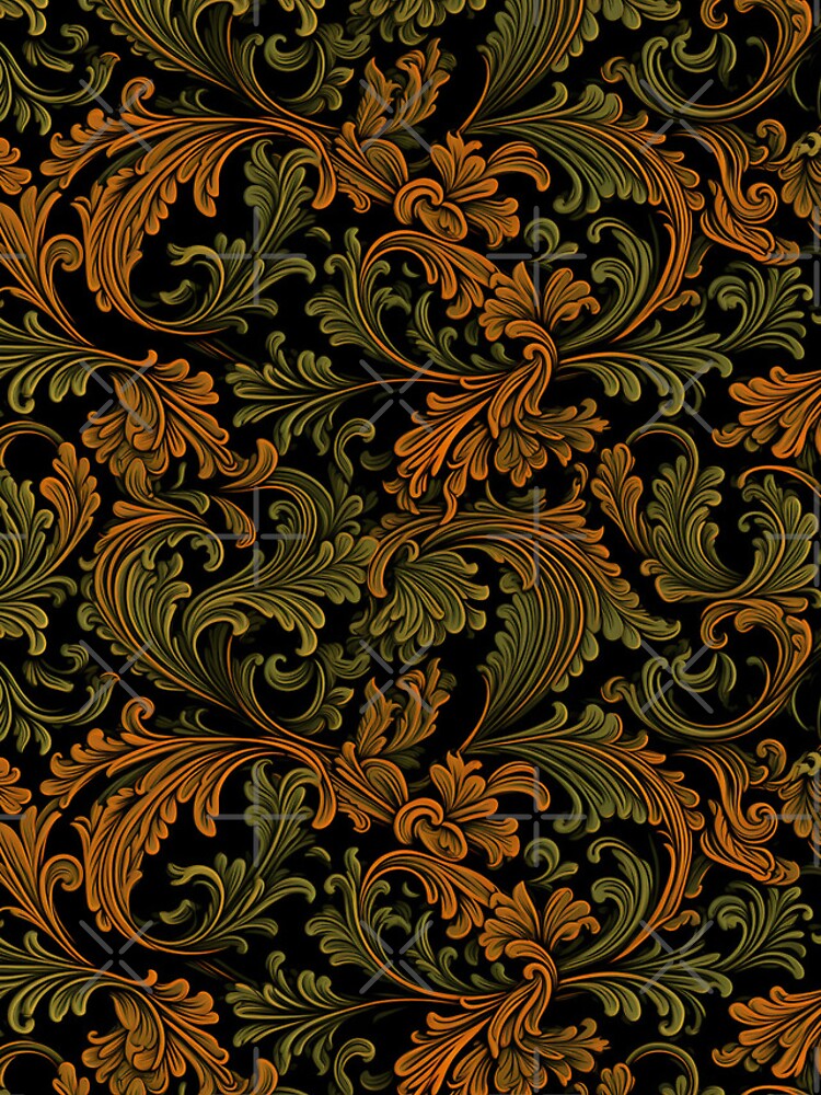 Thumbnail 4 of 4, iPhone Case, Brocade Pattern designed and sold by SideSignal.