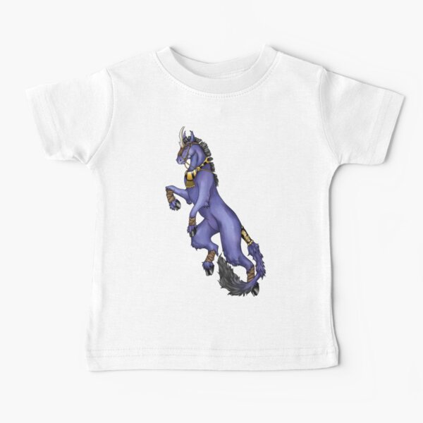 Dark Unicorn with Gold Accessories Baby T-Shirt