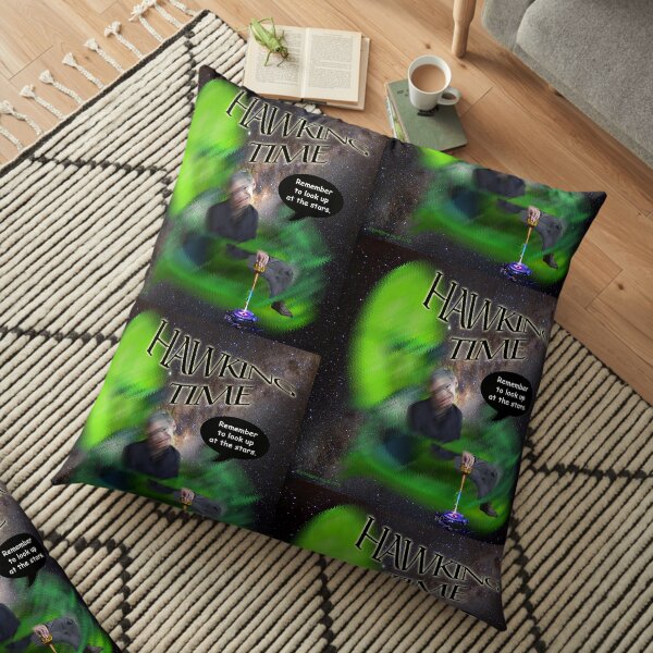 Hawking Remembered Floor Pillow