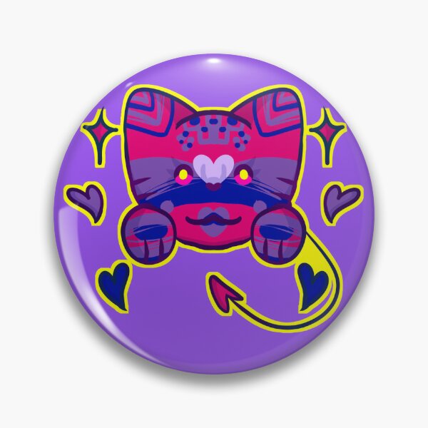 Item preview, Bi devil kitty designed and sold by BoxPogArt.