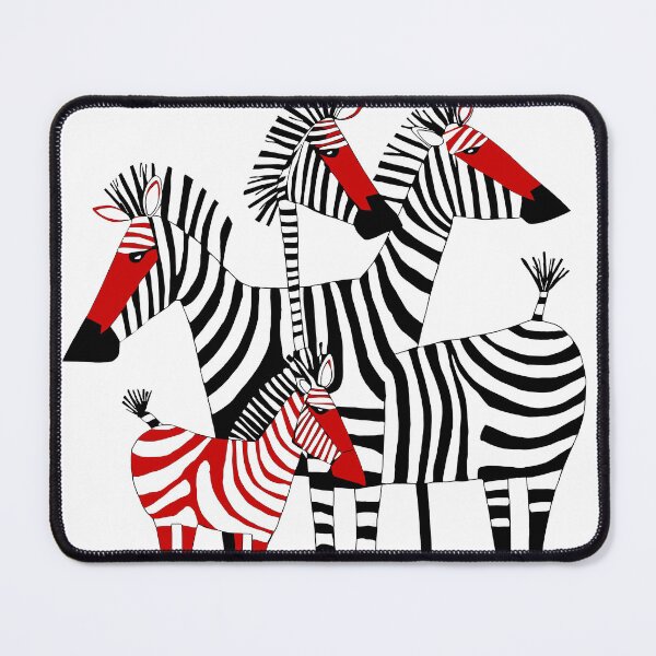 Item preview, "Whimsical Zebras # 49" designed and sold by Glen Allison.