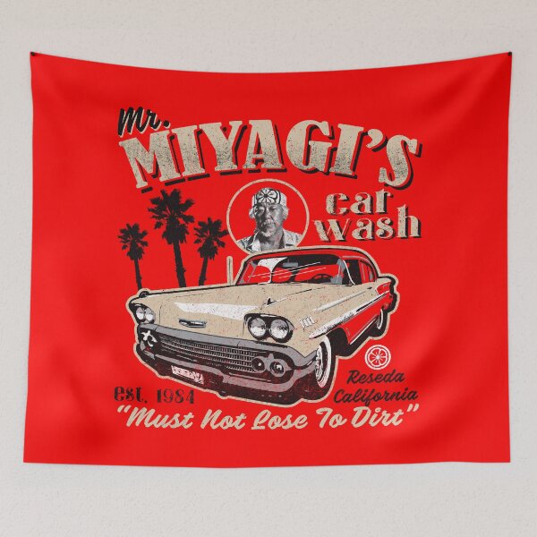 Item preview, Miyagi's Car Wash designed and sold by Alema Art.