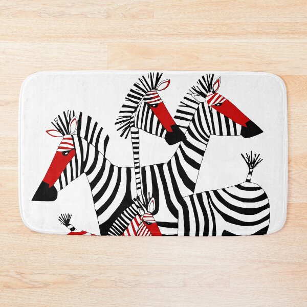 Item preview, "Whimsical Zebras # 49" designed and sold by Glen Allison.