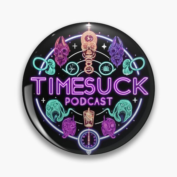 Item preview, TIMESUCK PODCAST - MERCH, STORE, SHOP, GEAR, GIFT, SHIRT, STICKER designed and sold by cloudhiker.