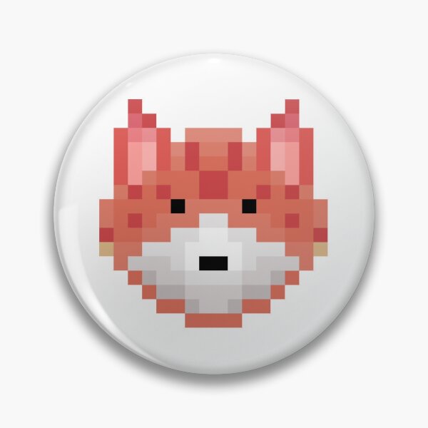 Item preview, Pixelated fox face designed and sold by 16artypixels.